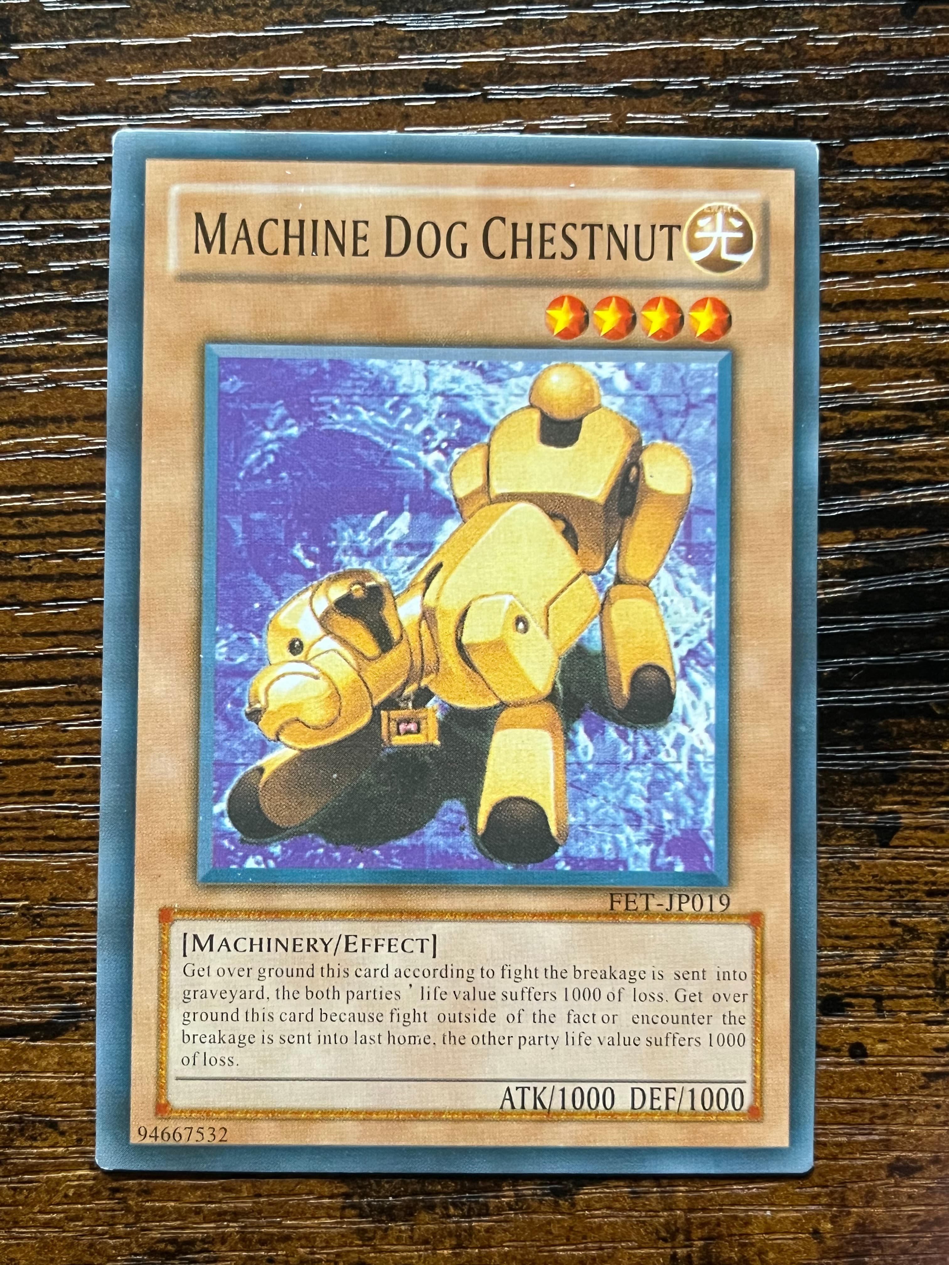 Machine Dog Chestnut from Monster Card