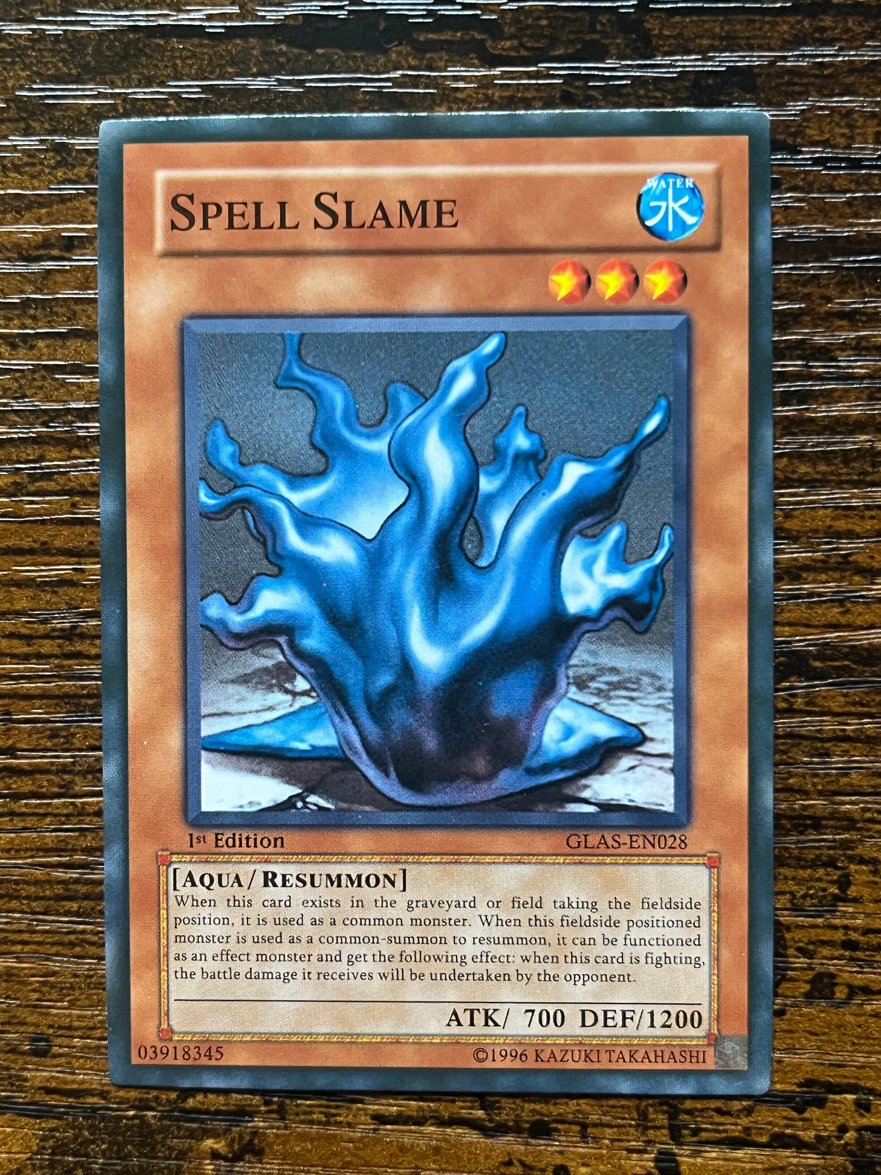 Spell Slame from Monster Card