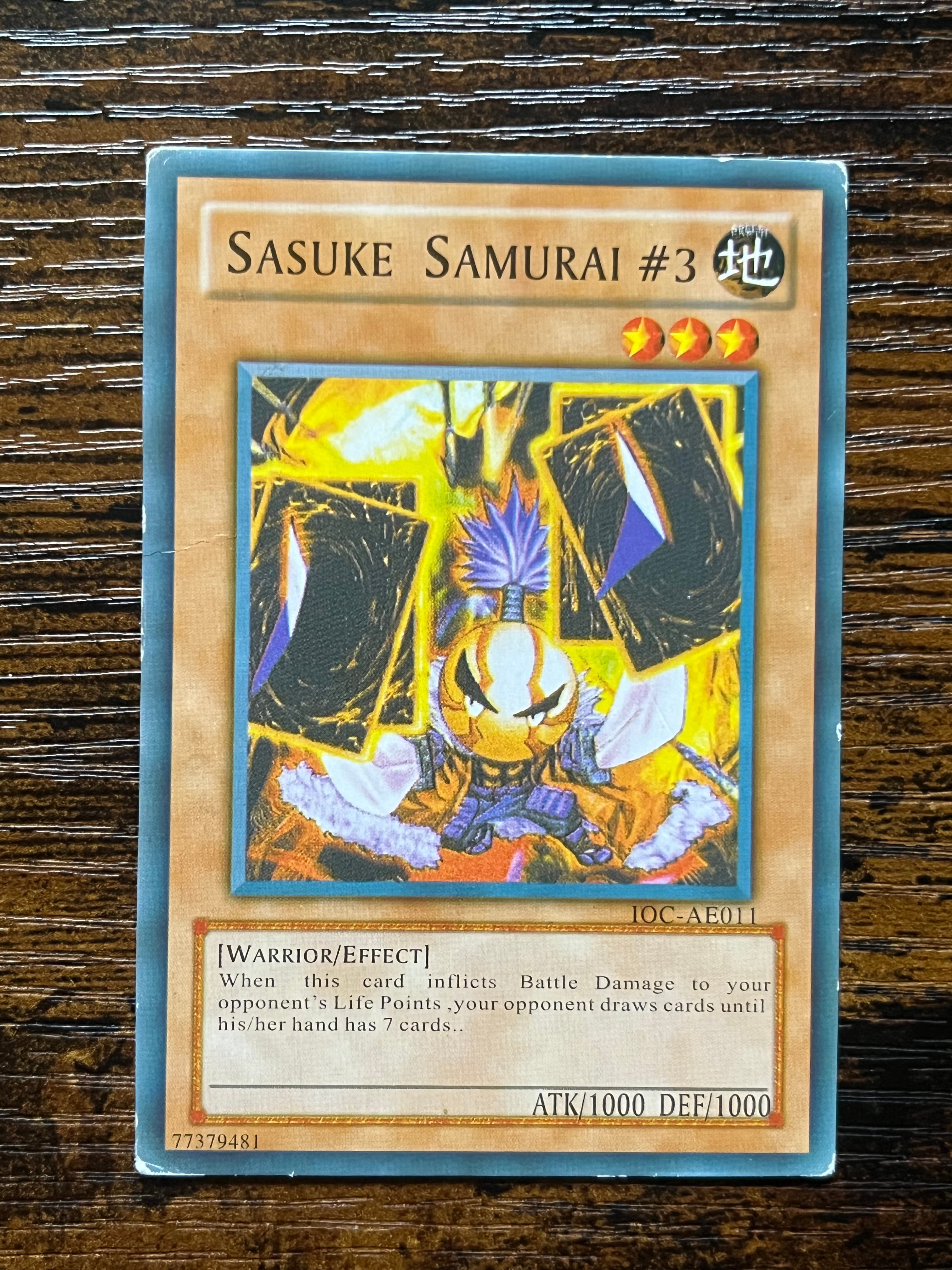 Sasuke Samurai #3 from Monster Card