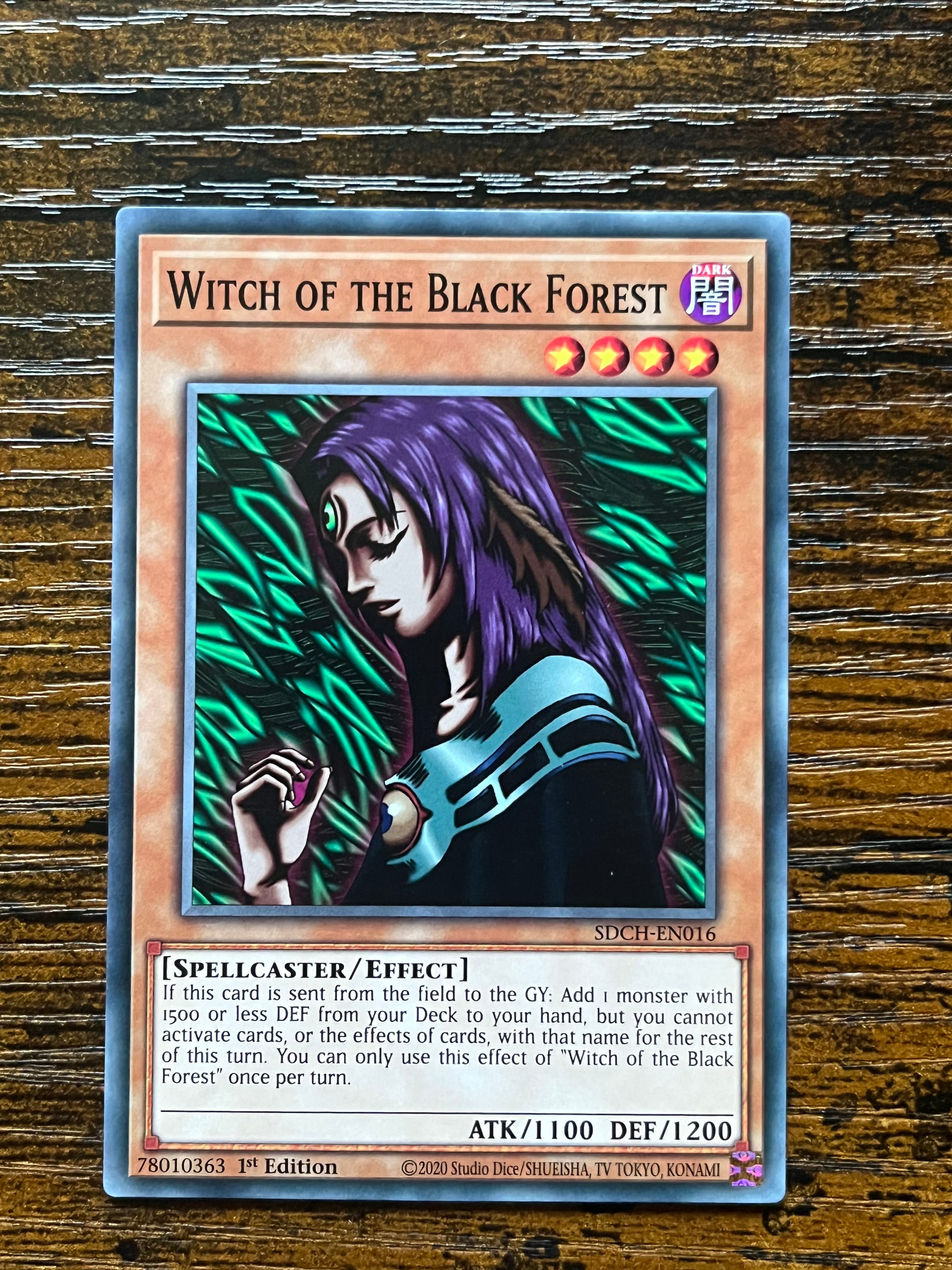 Witch of The Black Forest from Monster Card