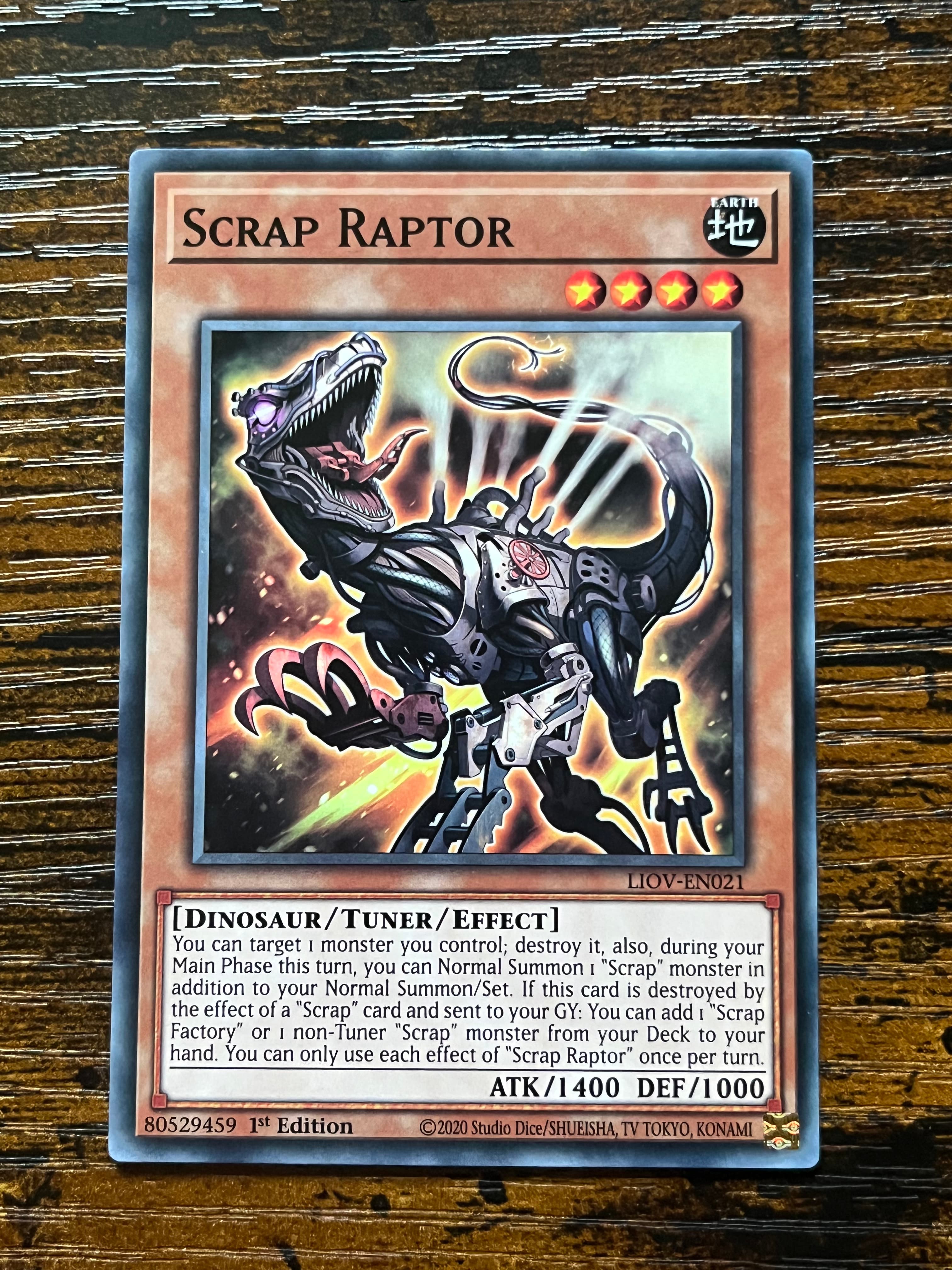 Scrap Raptor from Monster Card